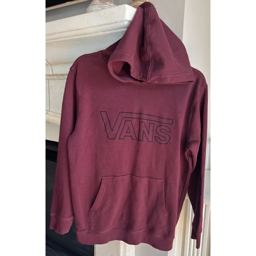 Vans Outline Drop V Men's Port Royale Pullover Hoodie Size XL